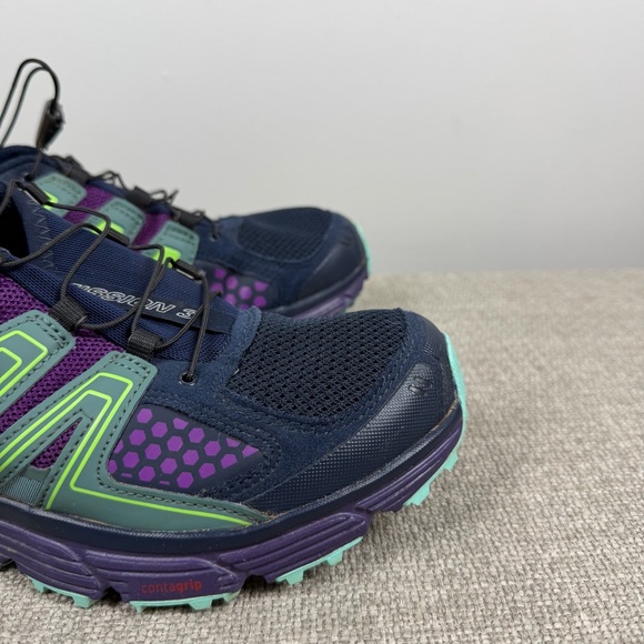 Salomon Women's XR Mission 3 Outdoor Trail Running Shoe (171383) Blue Size 8.5 - Picture 4 of 13